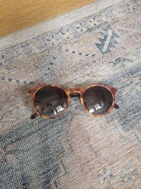 Seilma Optique Andy Tortoiseshell Round Women's Sunglasses - Amber Frame
